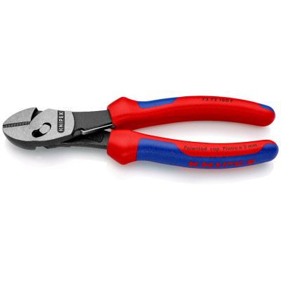 Кусачки бокові особливої потужності фосфатовані KNIPEX TwinForce 180 мм 73 72 180 F