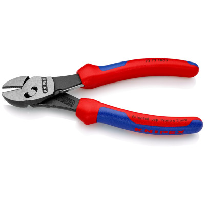 Кусачки бокові особливої потужності фосфатовані KNIPEX TwinForce 180 мм 73 72 180 F