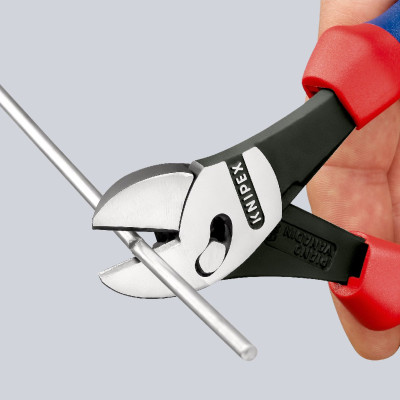Кусачки бокові особливої потужності фосфатовані KNIPEX TwinForce 180 мм 73 72 180 F