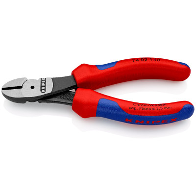Кусачки боковые особой мощности фосфатованные KNIPEX 140 мм 74 02 140