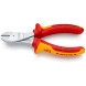 Кусачки бокові особливої потужності діелектричні хромовані KNIPEX 160 мм 74 06 160