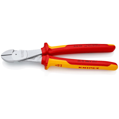 Кусачки боковые особой мощности диэлектрические хромированные KNIPEX 250 мм 74 06 250