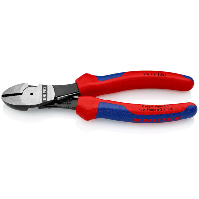Кусачки бокові особливої потужності фосфатовані KNIPEX 180 мм 74 12 180