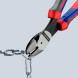 Кусачки боковые особой мощности фосфатированные KNIPEX 200 мм 74 22 200