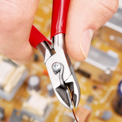 Кусачки боковые для электроники KNIPEX 115 мм 77 11 115