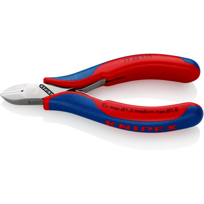 Кусачки бокові для електроніки KNIPEX 115 мм 77 22 115