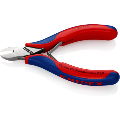 Кусачки бокові для електроніки KNIPEX 115 мм 77 22 115