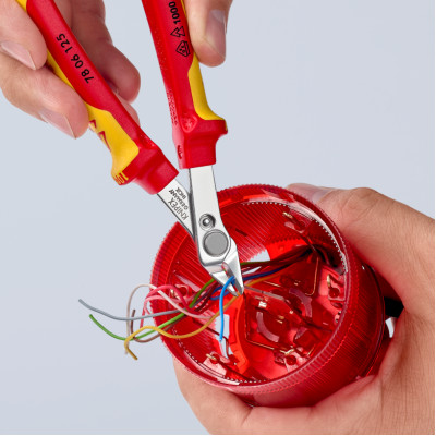 Кусачки діелектричні KNIPEX Electronic Super Knips VDE 125 мм 78 06 125