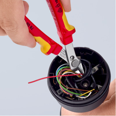 Кусачки діелектричні KNIPEX Electronic Super Knips VDE 125 мм 78 06 125