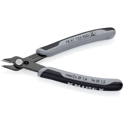 Кусачки антистатичні KNIPEX Electronic Super Knips ESD 125 мм 78 61 125 ESD