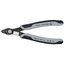 Кусачки антистатические с зажимом для проволоки KNIPEX Electronic Super Knips ESD 125 мм 78 71 125 ESD