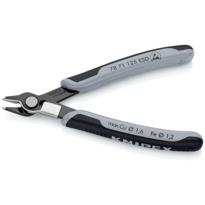 Кусачки антистатические с зажимом для проволоки KNIPEX Electronic Super Knips ESD 125 мм 78 71 125 ESD