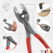 Кліщі універсальні KNIPEX TwinGrip 200 мм 4-22 мм 82 01 200