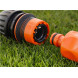 Конектор Aquastop для поливального шлангу Claber Ergogrip 85450000