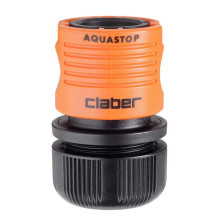Конектор Aquastop для поливального шлангу Claber 85670000