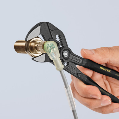 Кліщі переставні-гайковий ключ KNIPEX 180 мм 0-40 мм 86 01 180 XMAS