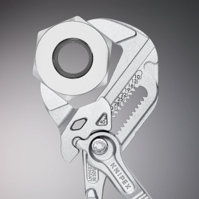 Кліщі переставні-гайковий ключ KNIPEX 180 мм 0-40 мм 86 03 180