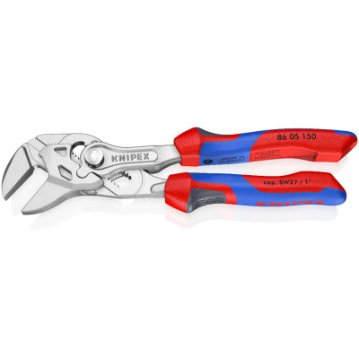 Кліщі переставні-гайковий ключ KNIPEX 150 мм 0-27 мм 86 05 150