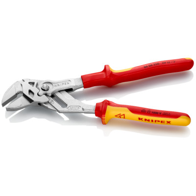 Клещи переставные-гаечный ключ диэлектрические KNIPEX 250 мм 0-52 мм 86 06 250