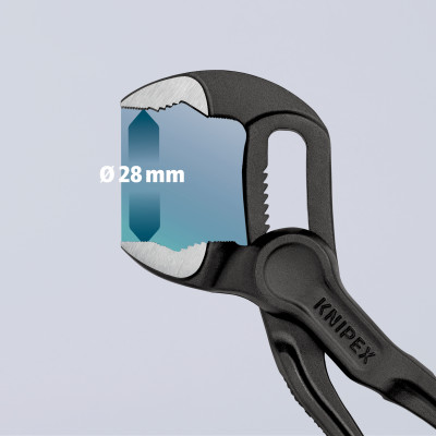 Кліщі переставні KNIPEX Cobra XS 100 мм 0-28 мм 87 00 100 BK