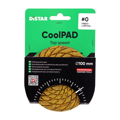 Круг алмазный полировальный DISTAR CoolPAD 0 100х15х3 мм 87015424049