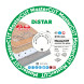 Круг алмазний по склу DISTAR 1A1R V 76 MasterCUT 76х10х0.8 мм 87015424052