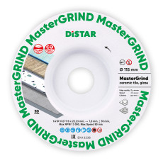Круг алмазний по керамограніту DISTAR MasterGRIND 115х22.23х1.8 мм 87015424065