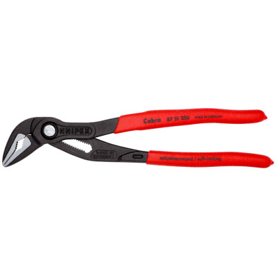 Кліщі переставні особливо тонкі KNIPEX Cobra ES 250 мм 0-34 мм 87 51 250