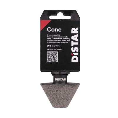 Фреза алмазна конусна по керамограніту DISTAR Cone 18-55хM14 89568442047