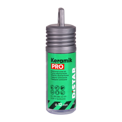 Сверло алмазное по керамике DISTAR Keramik Pro DDR-V 12x30xS10 89568442091