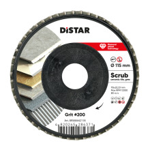 Круг пелюстковий алмазний DISTAR Scrub 115х22.23 мм #200 89568442118