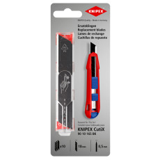 Леза до ножа сегментні 10 шт KNIPEX 18 мм 90 10 165 E02