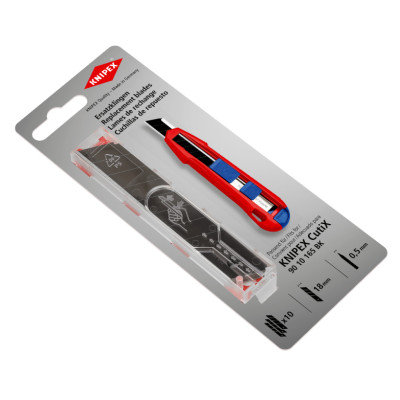 Лезвия к ножу сегментные 10 шт KNIPEX 18 мм 90 10 165 E02