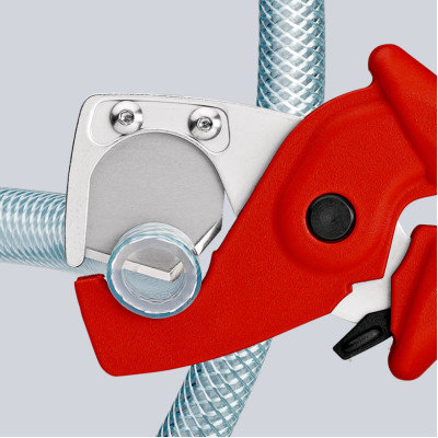 Труборез для шлангов и защитных труб KNIPEX PlastiCut 25 мм 90 20 185