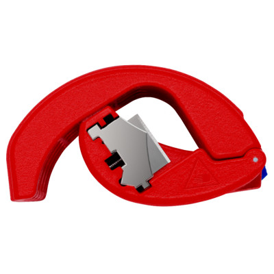 Труборез для пластиковых труб и уплотнительных втулок KNIPEX BiX 20-50 мм 90 22 10 BK