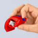 Труборез для пластиковых труб и уплотнительных втулок KNIPEX BiX 20-50 мм 90 22 10 BK