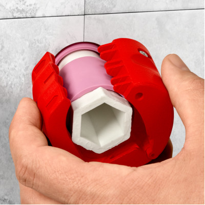 Труборез для пластиковых труб и уплотнительных втулок KNIPEX BiX 20-50 мм 90 22 10 BK