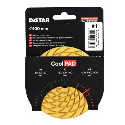 Круг алмазний полірувальний DISTAR CoolPAD 1 100х15х3 мм 90238082018
