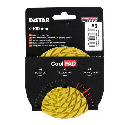 Круг алмазний полірувальний DISTAR CoolPAD 2 100х15х3 мм 90238082019