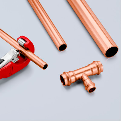 Труборіз для сталі та кольорових металів KNIPEX TubiX 6-35 мм 90 31 02 BK