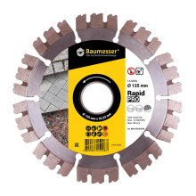 Круг алмазний по граніту Baumesser 1A1RSS 125 Rapid PRO 125х22.23х2 мм 94315525010