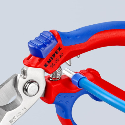 Ножницы электричество с двойным гнездом для обжима KNIPEX 160 мм 95 05 20 SB