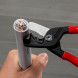 Ножницы для резки кабелей с двойными режущими кромками KNIPEX StepCut XL 225 мм 95 11 225