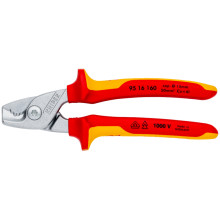 Ножиці діелектричні для різання кабелів KNIPEX 160 мм 95 16 160