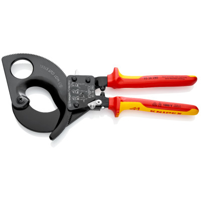 Ножиці діелектричні для різання кабелів KNIPEX 280 мм 95 36 280