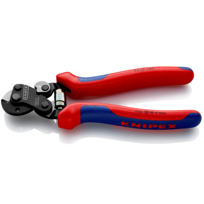 Ножницы для резки особо прочного проволочного троса KNIPEX 160 мм 95 62 160