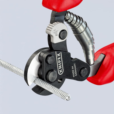 Ножницы для резки особо прочного проволочного троса KNIPEX 160 мм 95 62 160