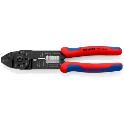 Клещи универсальные для опрессовки и зачистки KNIPEX 97 21 215 B