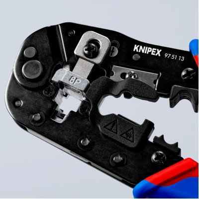Инструмент для опрессовки штекеров типа Western KNIPEX 97 51 13