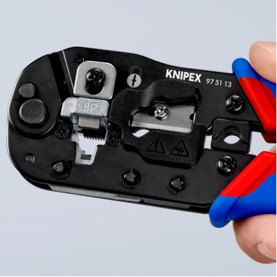Инструмент для опрессовки штекеров типа Western KNIPEX 97 51 13